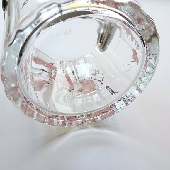 Vintage Cherryblossom 🌸 Sugarcube Glass with Tongs - Picture 6 of 9